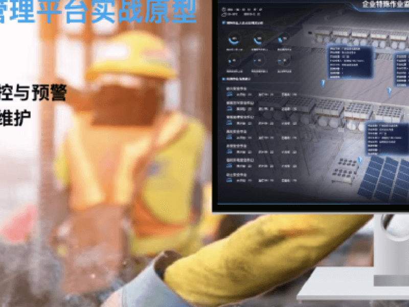 企业特殊作业在线管理平台（web端）实战原型